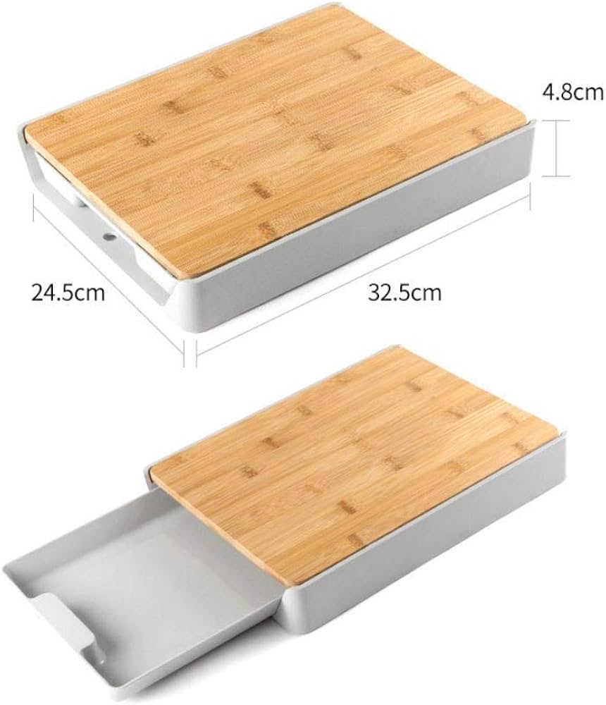 Bamboo Chopping Board with Container