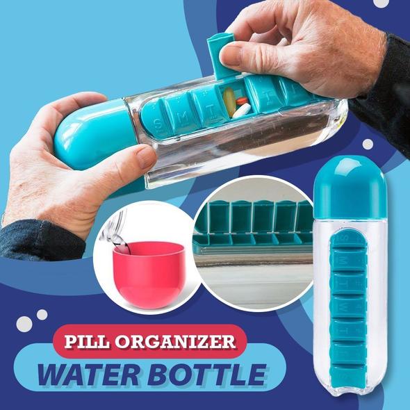 Pill Organizer Water Bottle